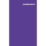 Warwick Notebook Fluoro Purple 3B1 32 Leaf Spiral Ruled 7mm 165x100mm
